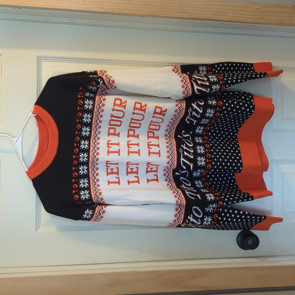 Knitted Tito's Vodka Sweater